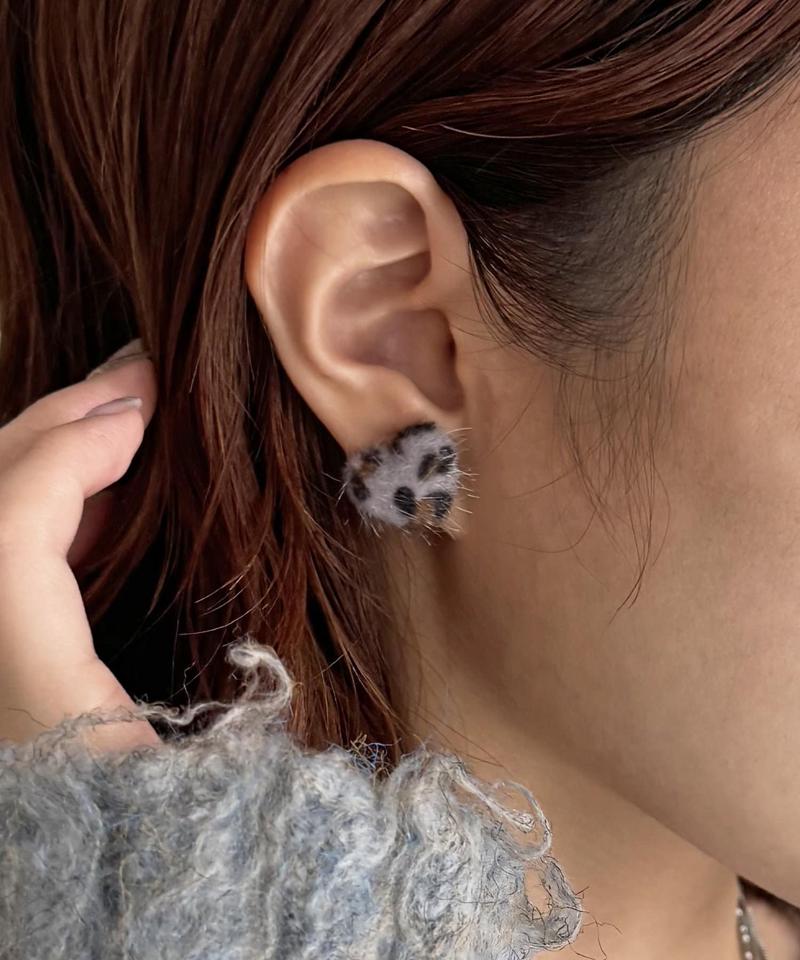 ハートシャギーピアス