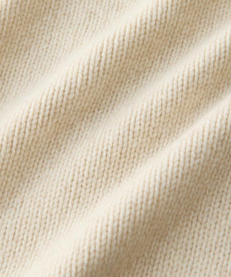 予約【暖かな素材感/リバイバル】MIXヤーンタートルニット