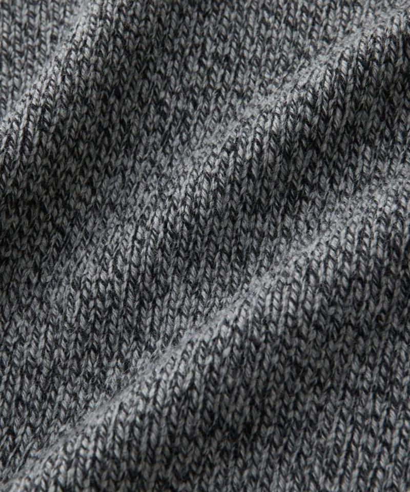 予約【暖かな素材感/リバイバル】MIXヤーンタートルニット