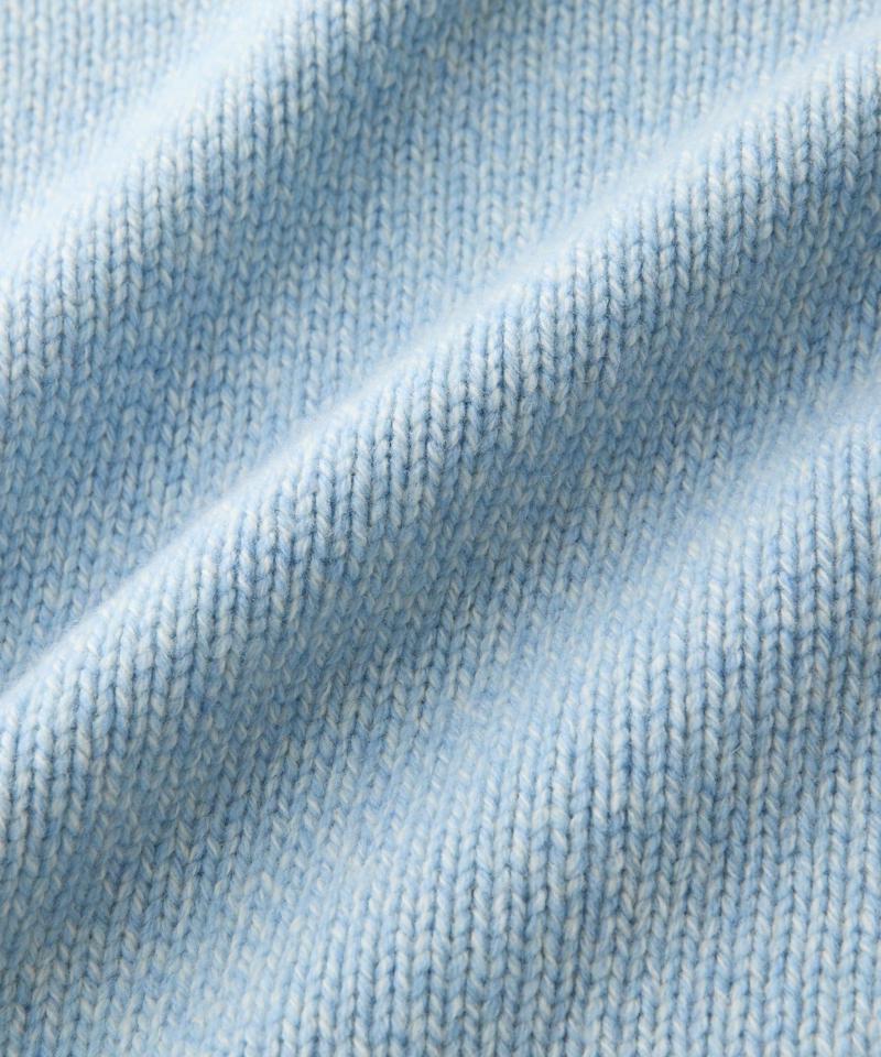 予約【暖かな素材感/リバイバル】MIXヤーンタートルニット