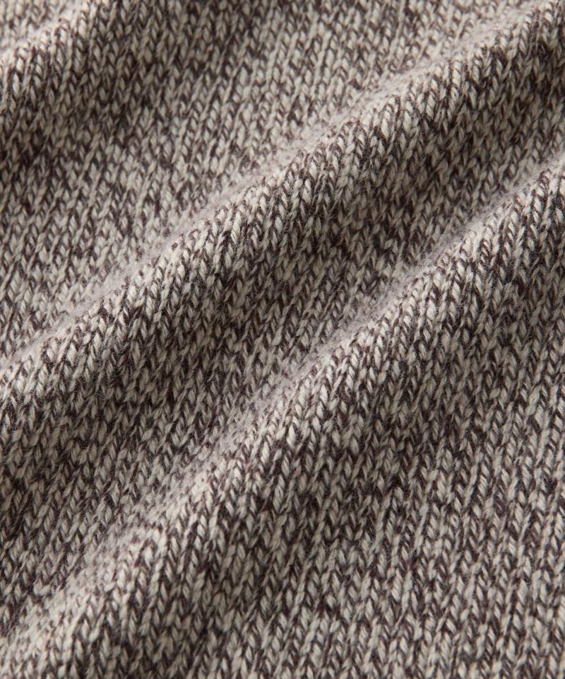 予約【暖かな素材感/リバイバル】MIXヤーンタートルニット