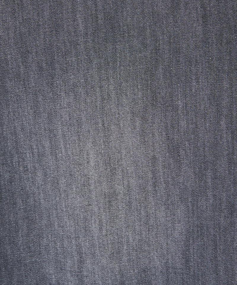 【再入荷決定！着丈２種類あり/ショート丈/ロング丈】 スナッピングデニムシャツ