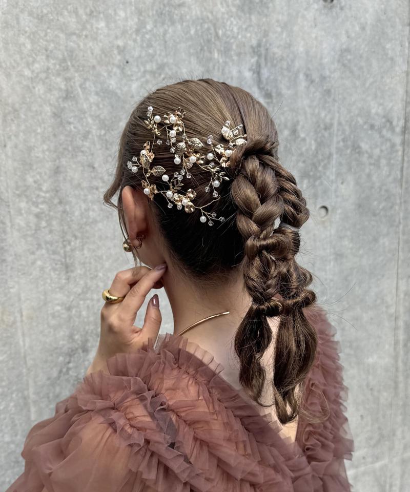 【WEB限定/人気の為再入荷】【SNS再生回数500万回!】フラワーヘッドアクセ