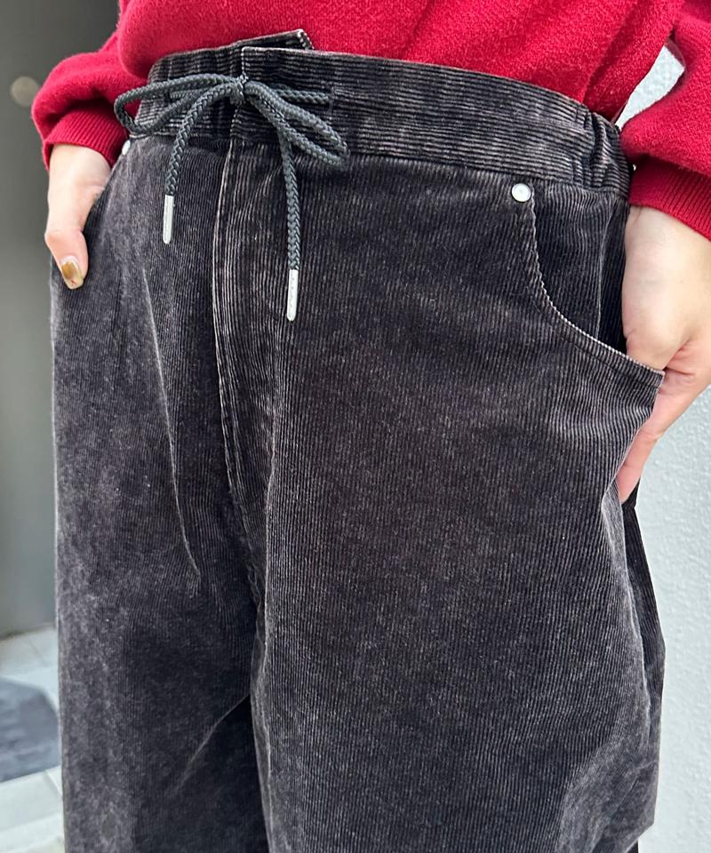 コーデュロイバギーパンツ