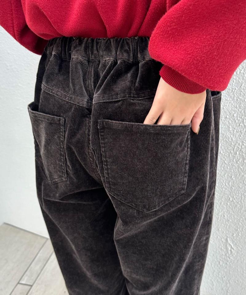 コーデュロイバギーパンツ
