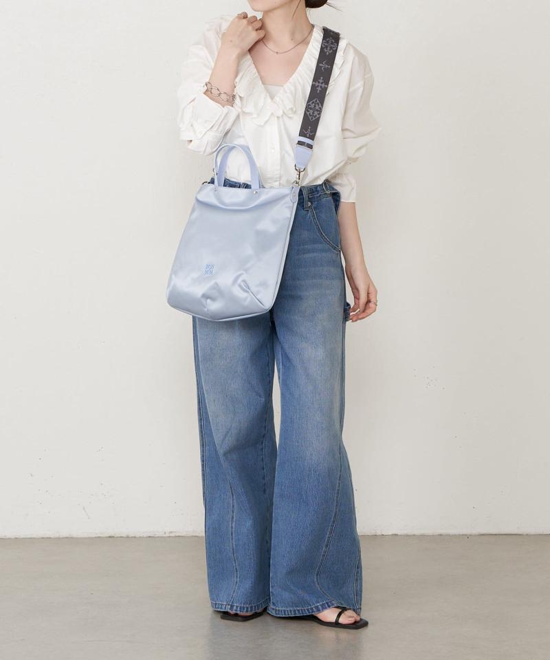 《WEB限定》スリム2WAYトートバッグ <クラウズナイロン>