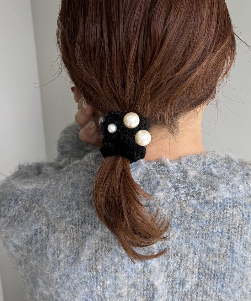パールヘアゴムセット(2P)