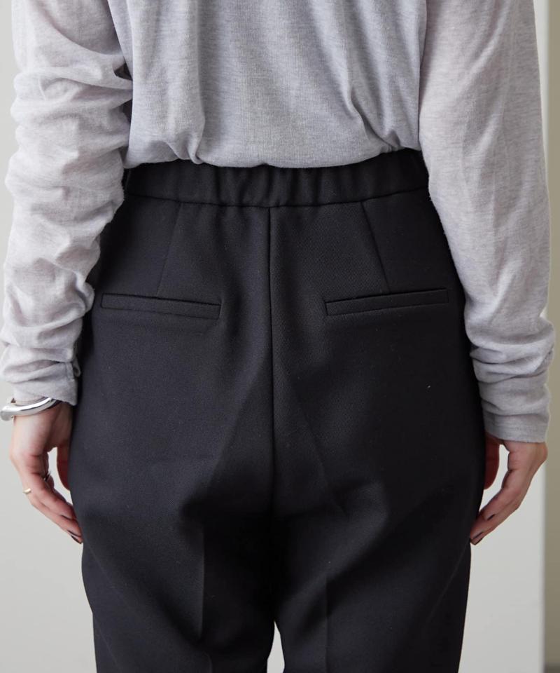【美脚パンツ】ストレッチスリムフレアパンツ