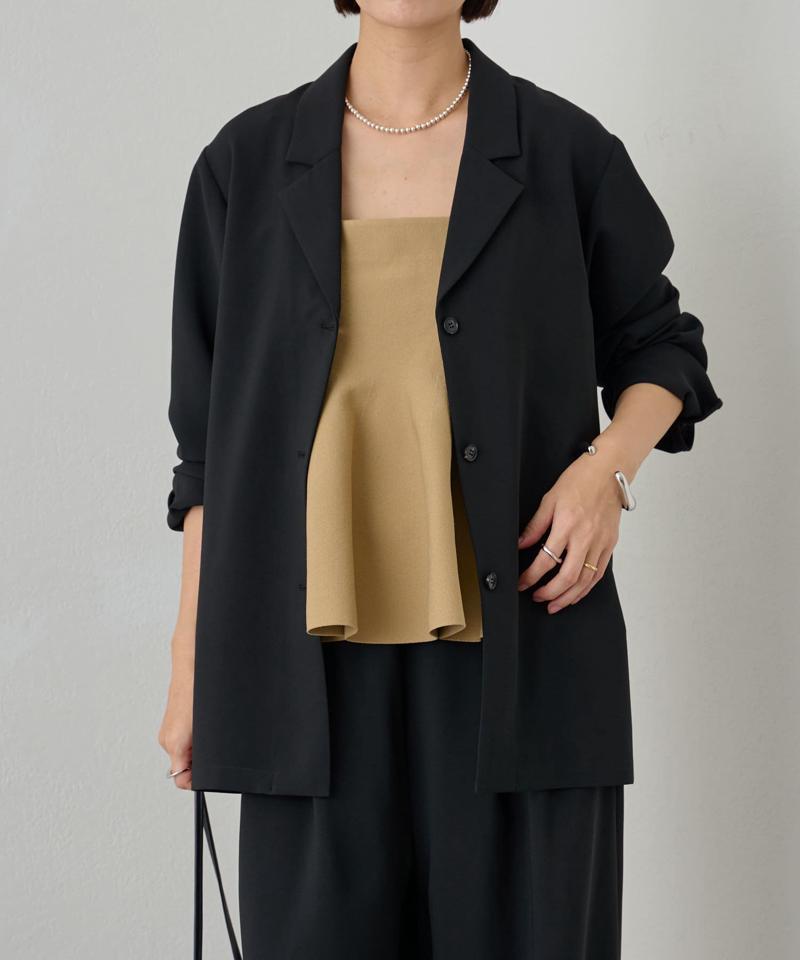 【セレモニースタイルにも活躍◎】テーラーシャツジャケット