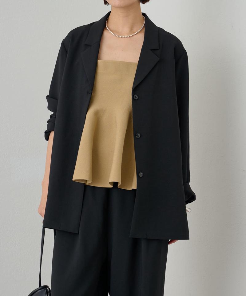 【セレモニースタイルにも活躍◎】テーラーシャツジャケット