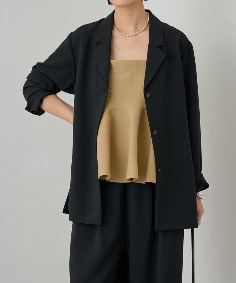 【セレモニースタイルにも活躍◎】テーラーシャツジャケット