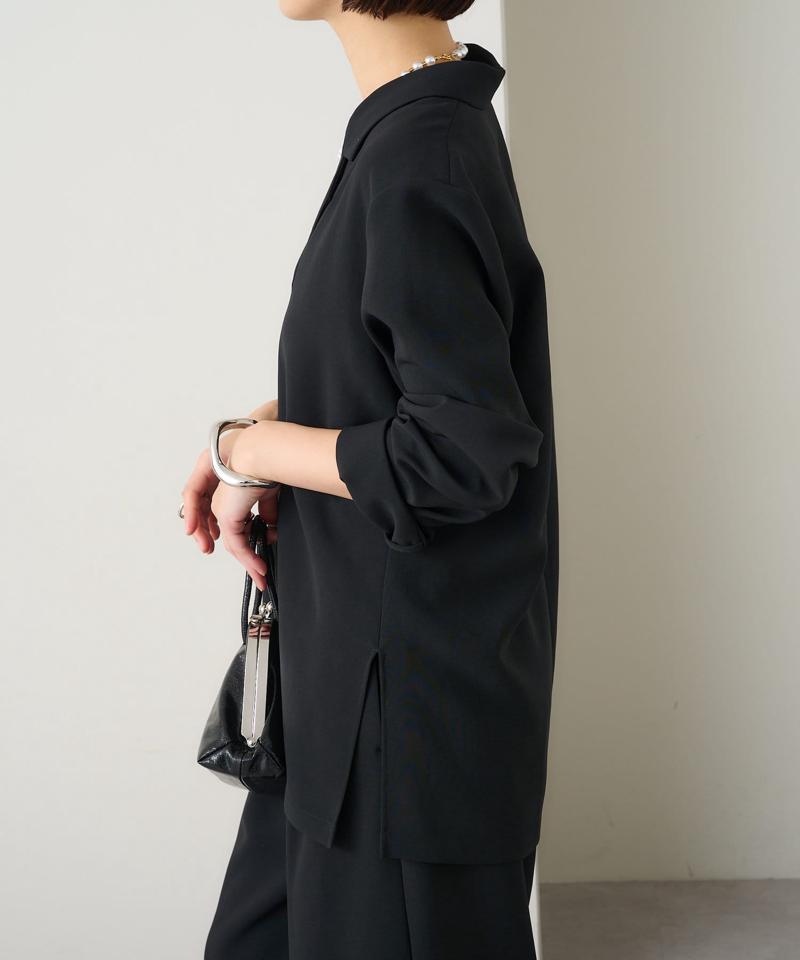 【セレモニースタイルにも活躍◎】テーラーシャツジャケット
