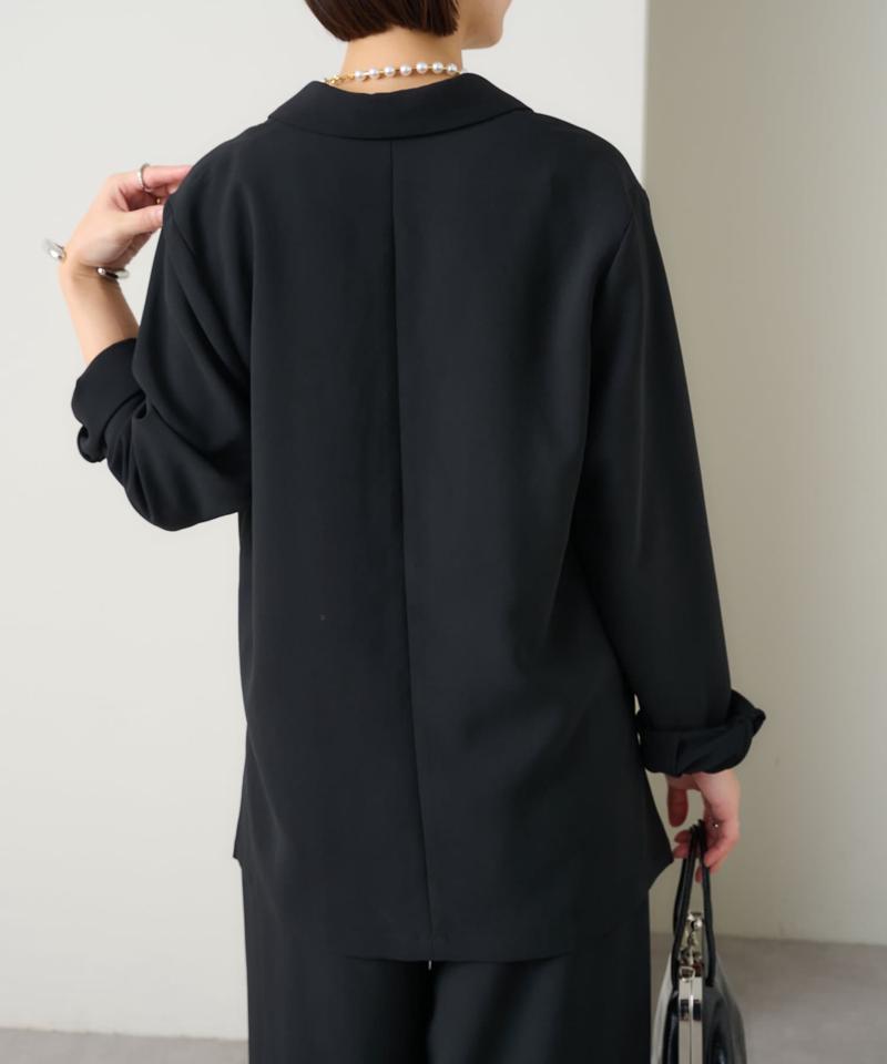 【セレモニースタイルにも活躍◎】テーラーシャツジャケット