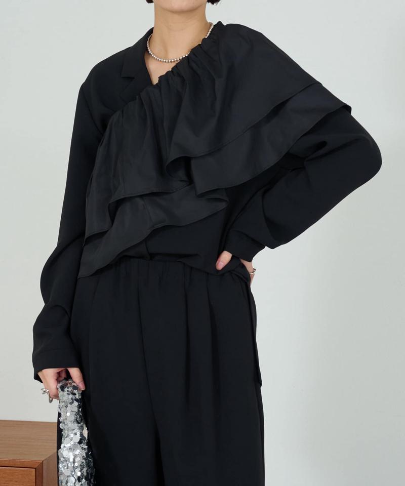 【セレモニースタイルにも活躍◎】テーラーシャツジャケット