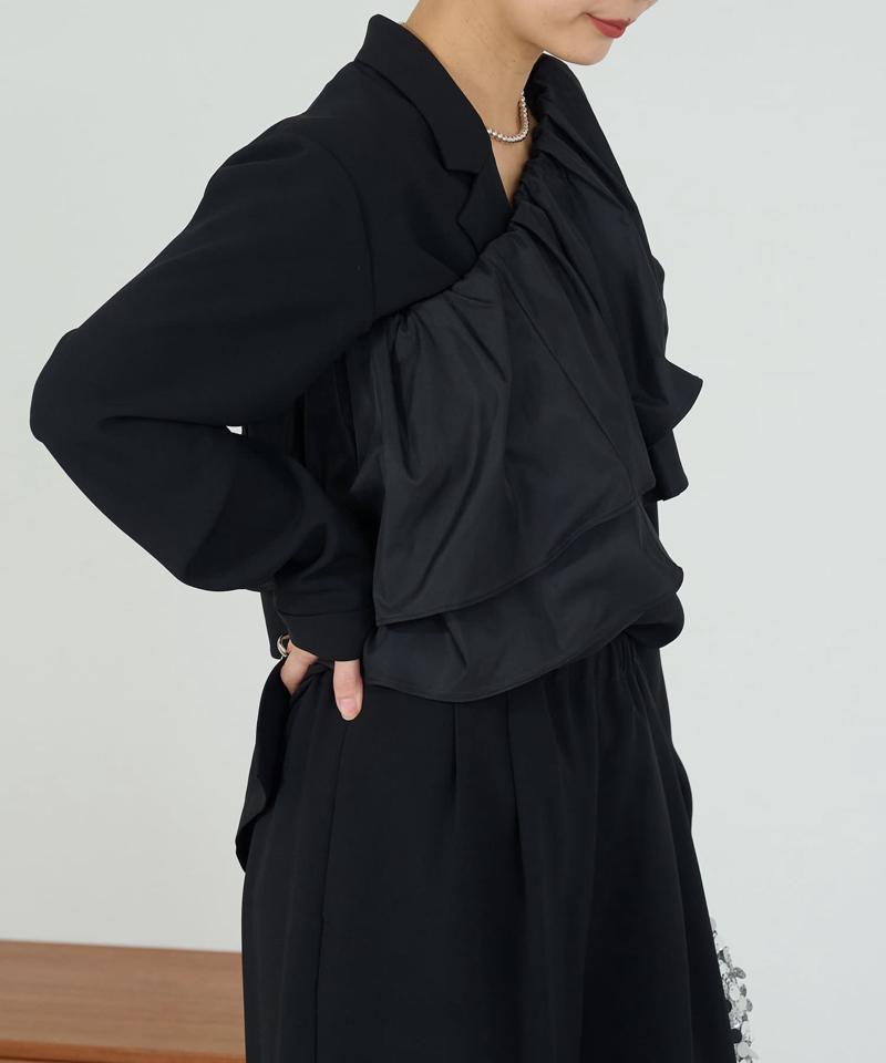 【セレモニースタイルにも活躍◎】テーラーシャツジャケット