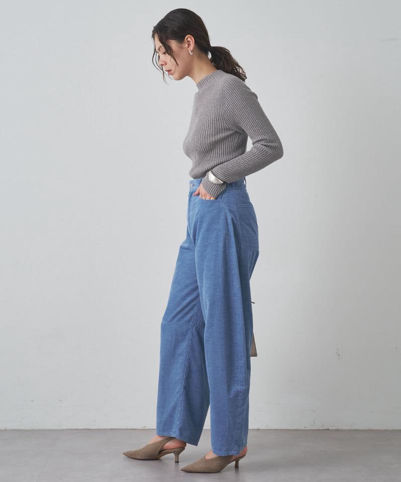 ライトコーデュロイコクーンパンツ