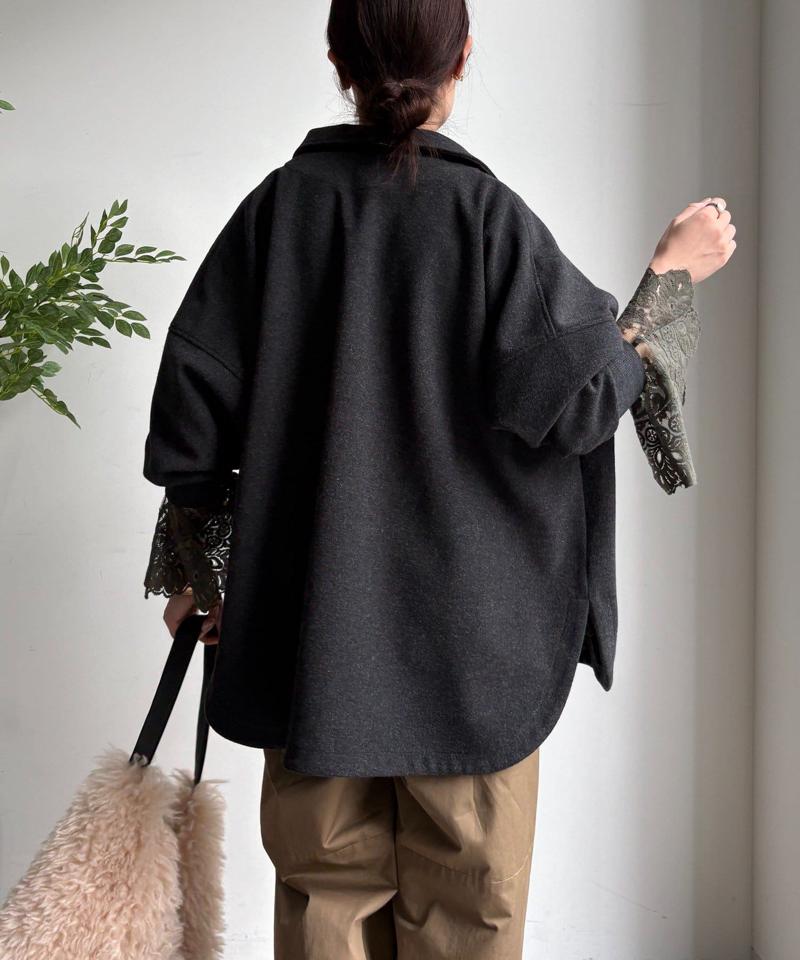 レースフレアブラウス