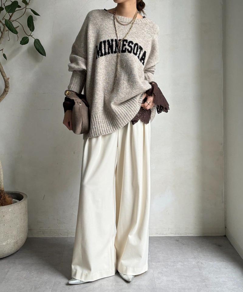 レースフレアブラウス