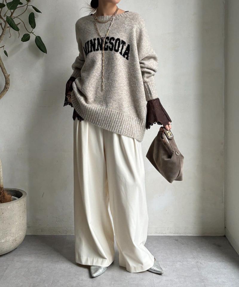 レースフレアブラウス