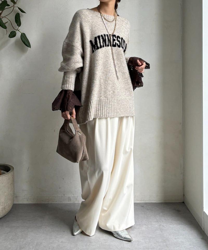 レースフレアブラウス