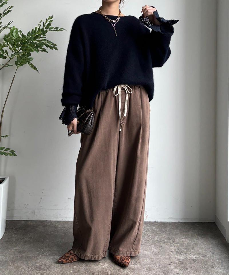 レースフレアブラウス