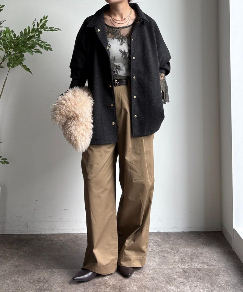 レースフレアブラウス