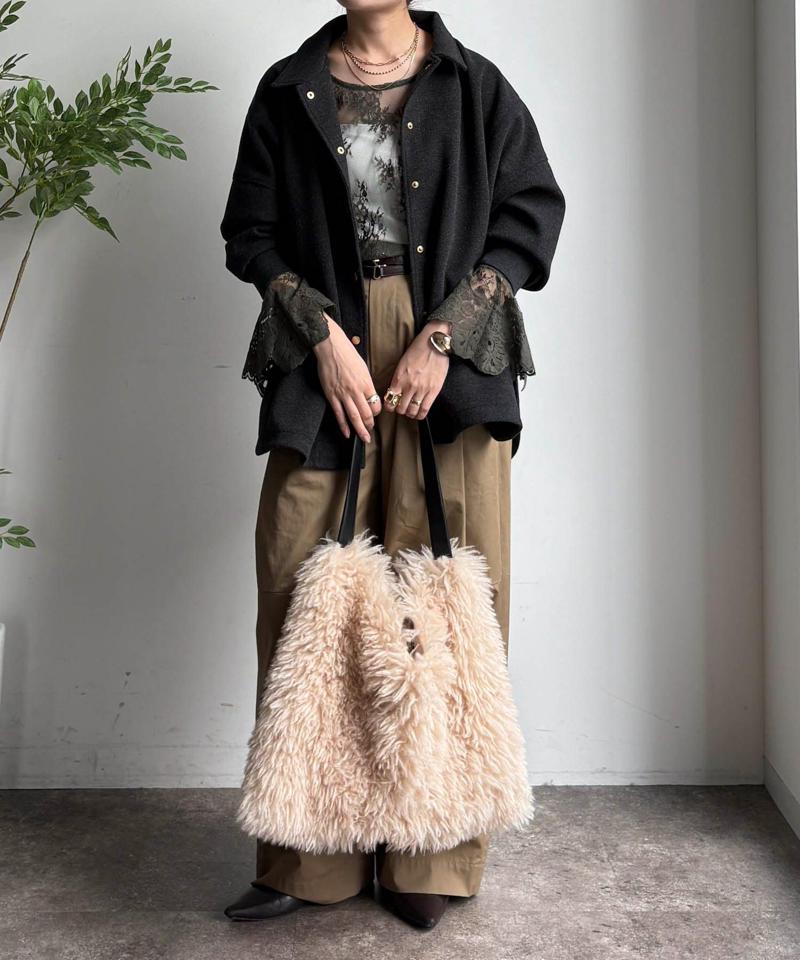 レースフレアブラウス