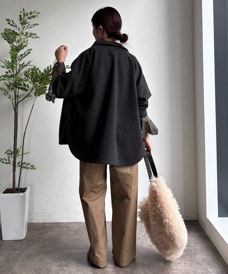 レースフレアブラウス