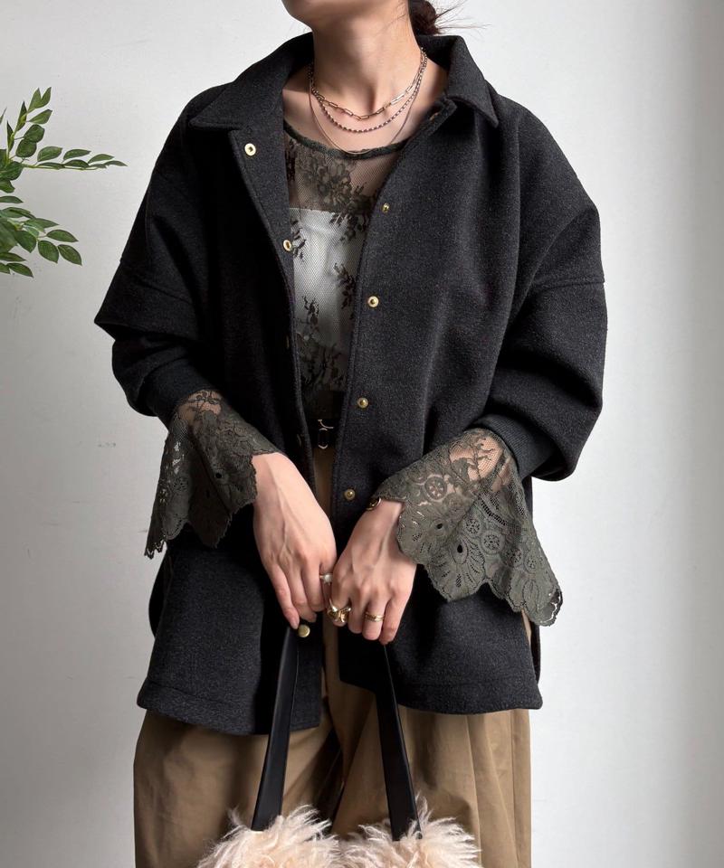 レースフレアブラウス