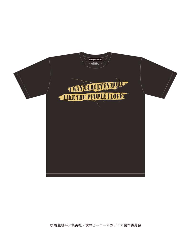 【ヒロアカ T-SHIRTS!!】オリジナル MESSAGE Tシャツ