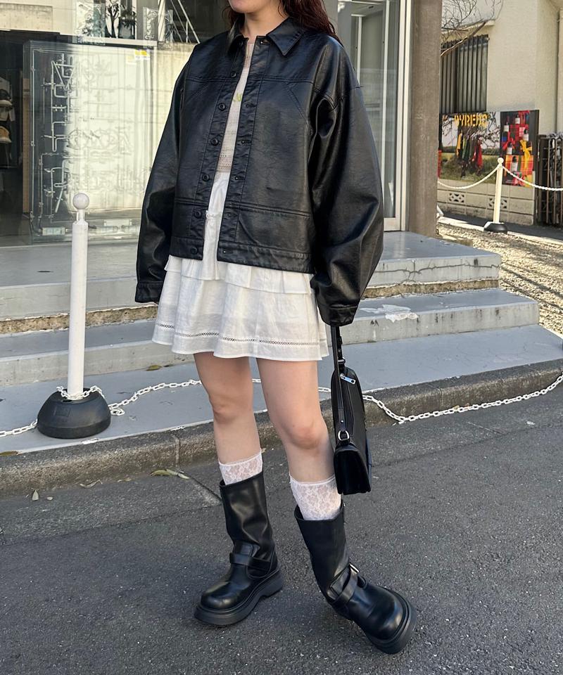 レザーBIGポケジャケット