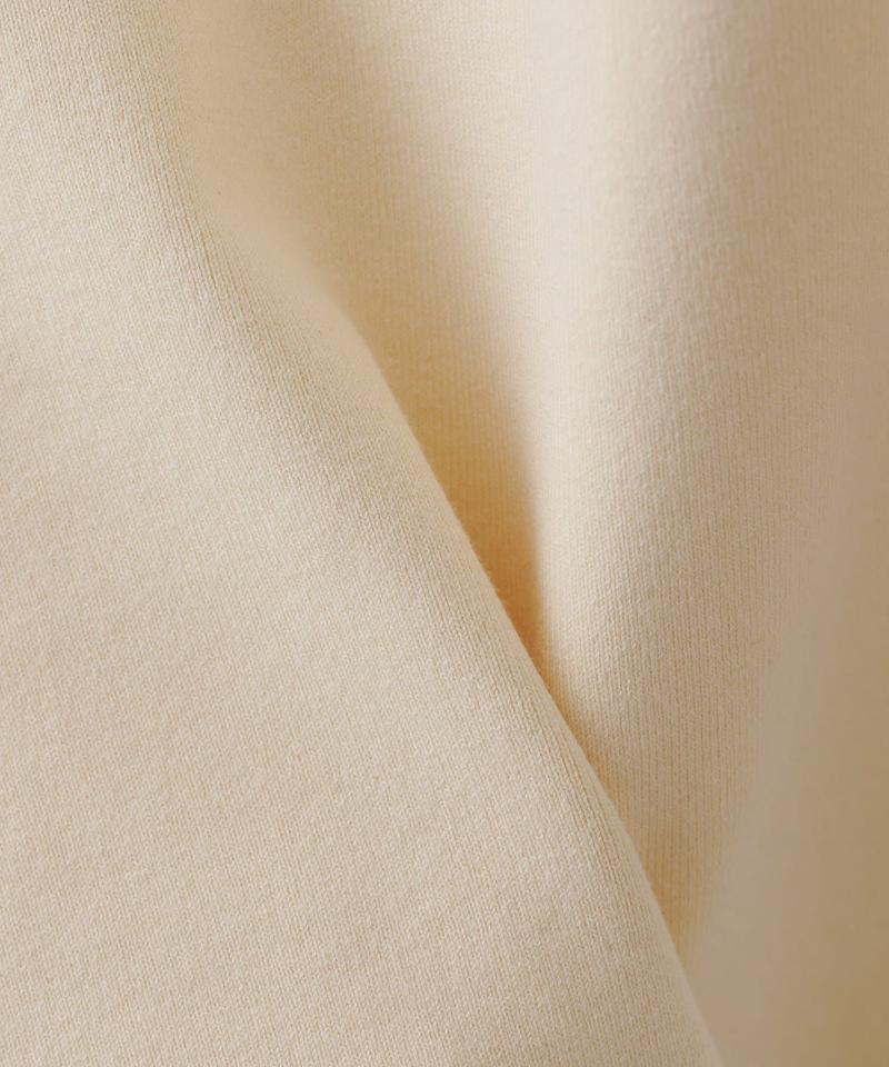 コットン袖パフニットプルオーバー