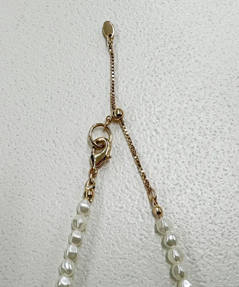 ランダムパールアジャストネックレス