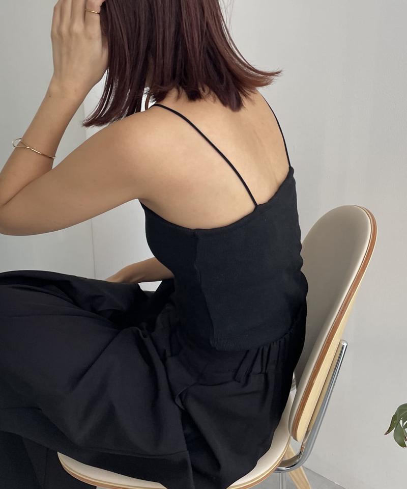 【S・Mサイズ展開あり】1ストラップカップ付キャミ