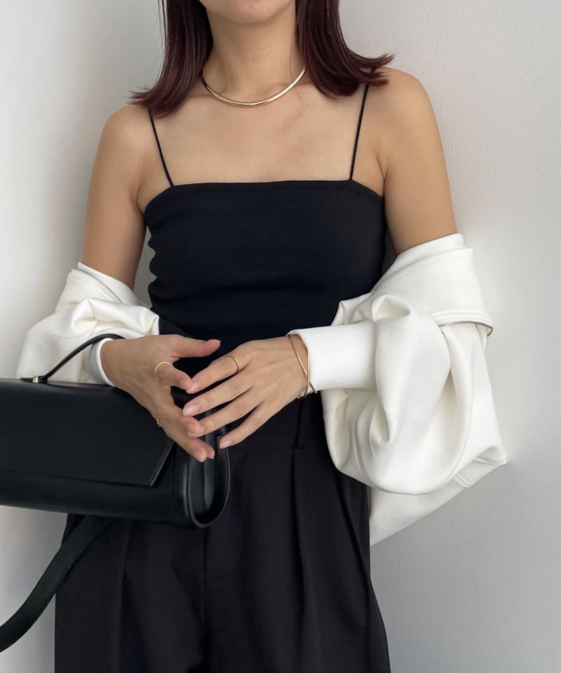 【S・Mサイズ展開あり】1ストラップカップ付キャミ