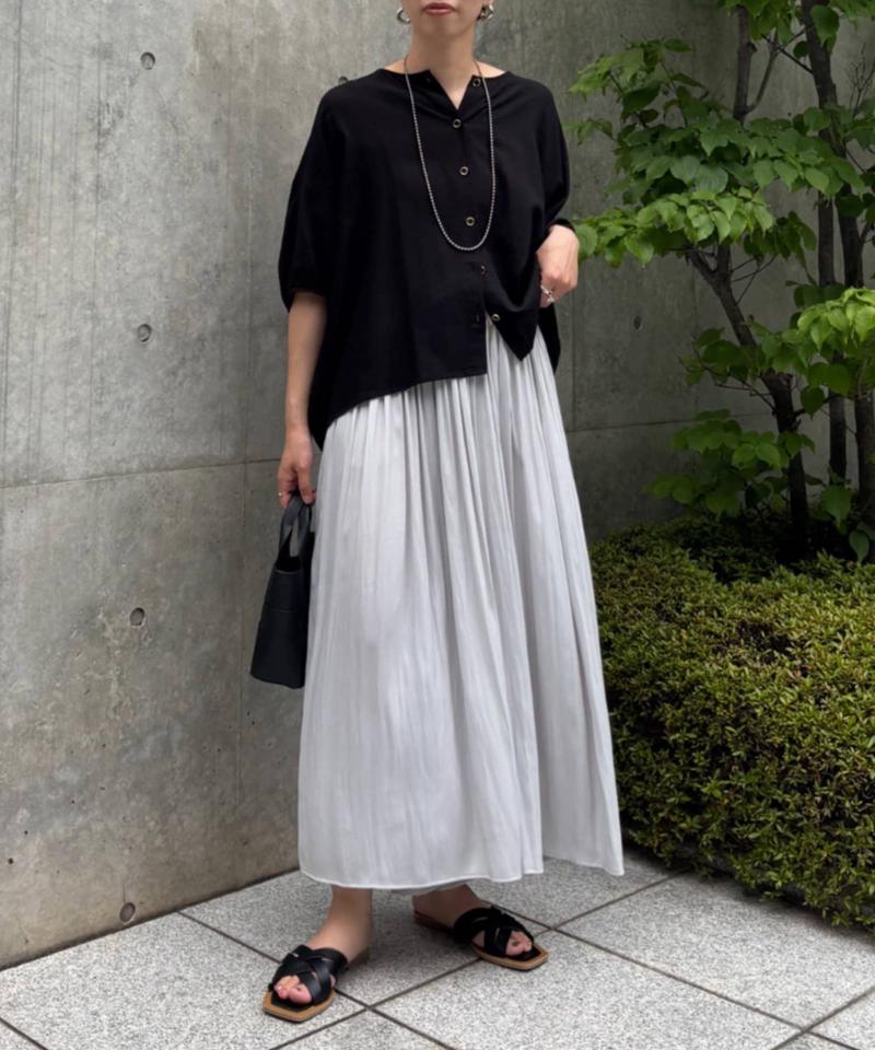 【スカート見え涼やかパンツ】プリーツスカーチョ