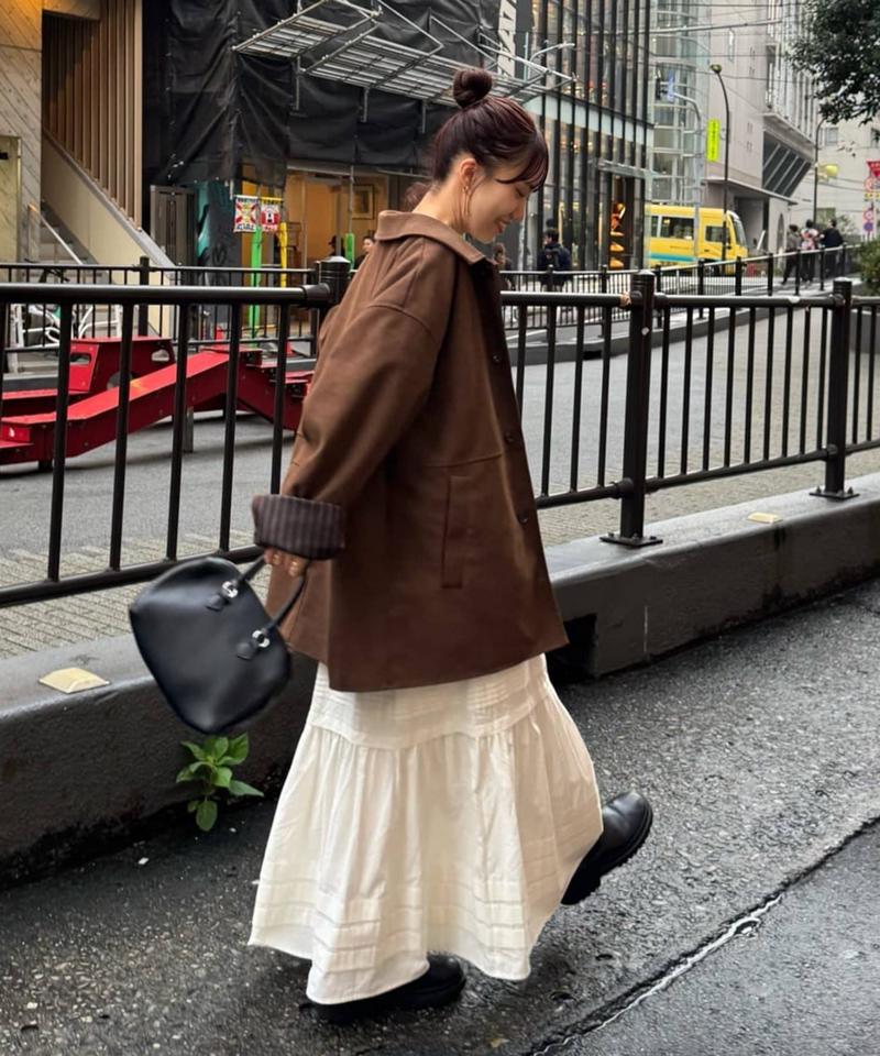 【デイリー使い◎/こなれ見え/ユニセックス】フェイクスエードショートコート《WEB限定カラーあり》