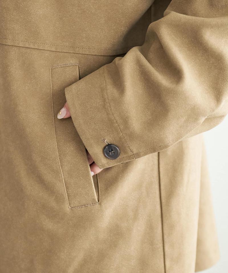 【デイリー使い◎/こなれ見え/ユニセックス】フェイクスエードショートコート《WEB限定カラーあり》