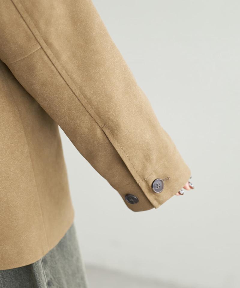 【デイリー使い◎/こなれ見え/ユニセックス】フェイクスエードショートコート《WEB限定カラーあり》