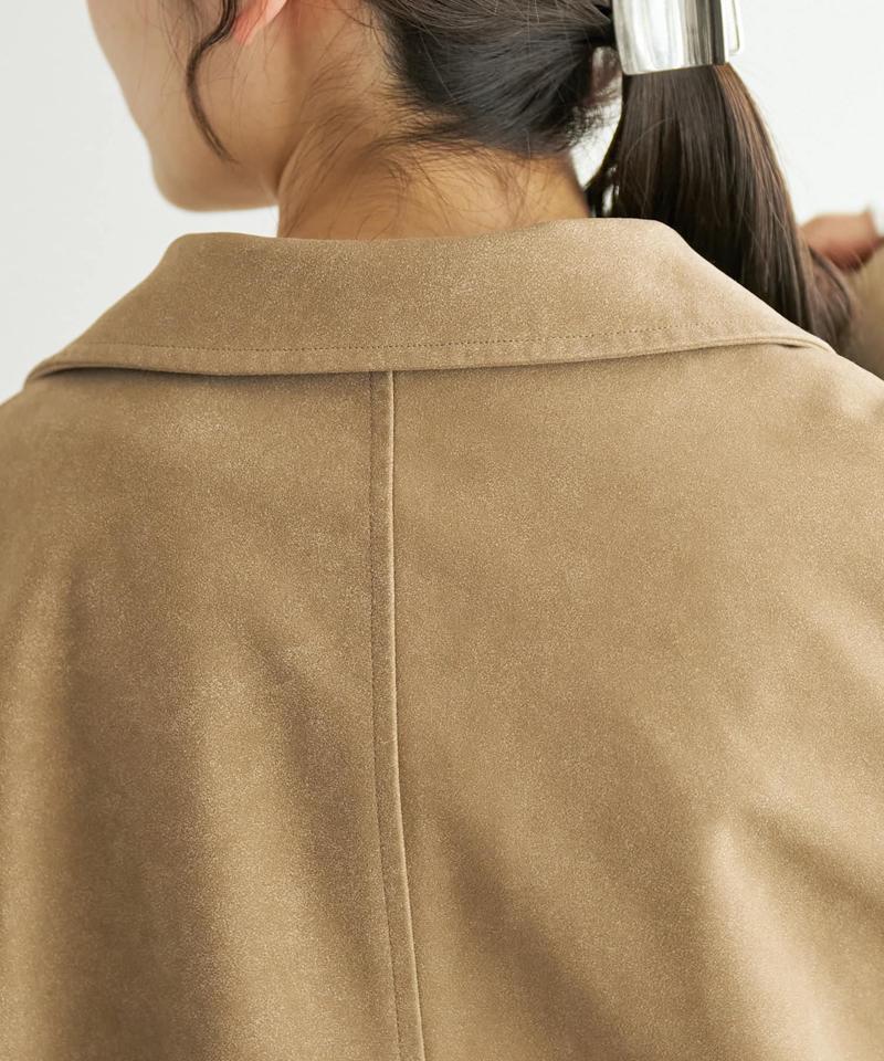 【デイリー使い◎/こなれ見え/ユニセックス】フェイクスエードショートコート《WEB限定カラーあり》