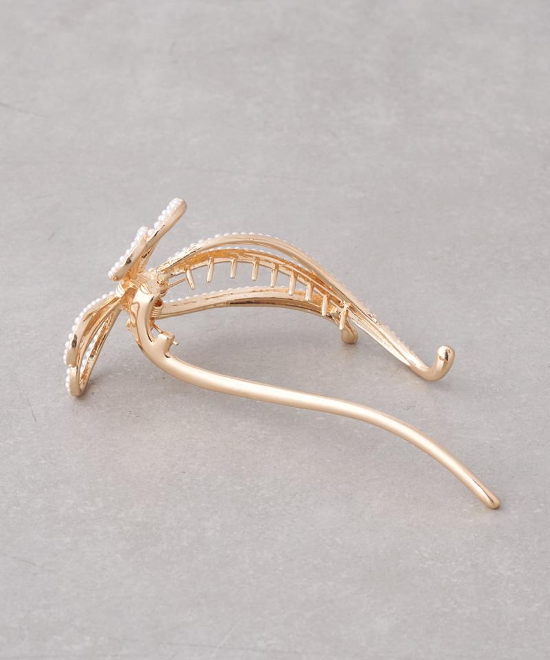 【WEB限定/人気の為再入荷】パールリボンバレッタ