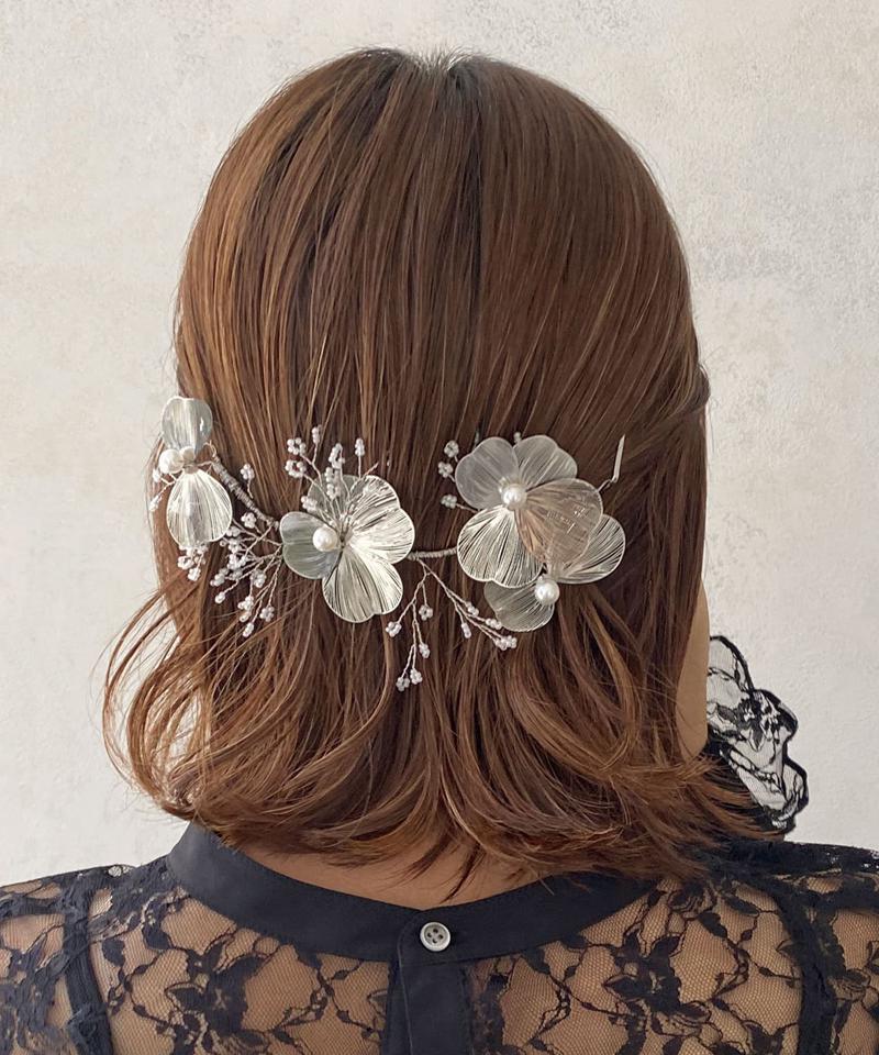 【WEB限定】【人気の為再入荷】【オケージョン】フラワーヘッドアクセ