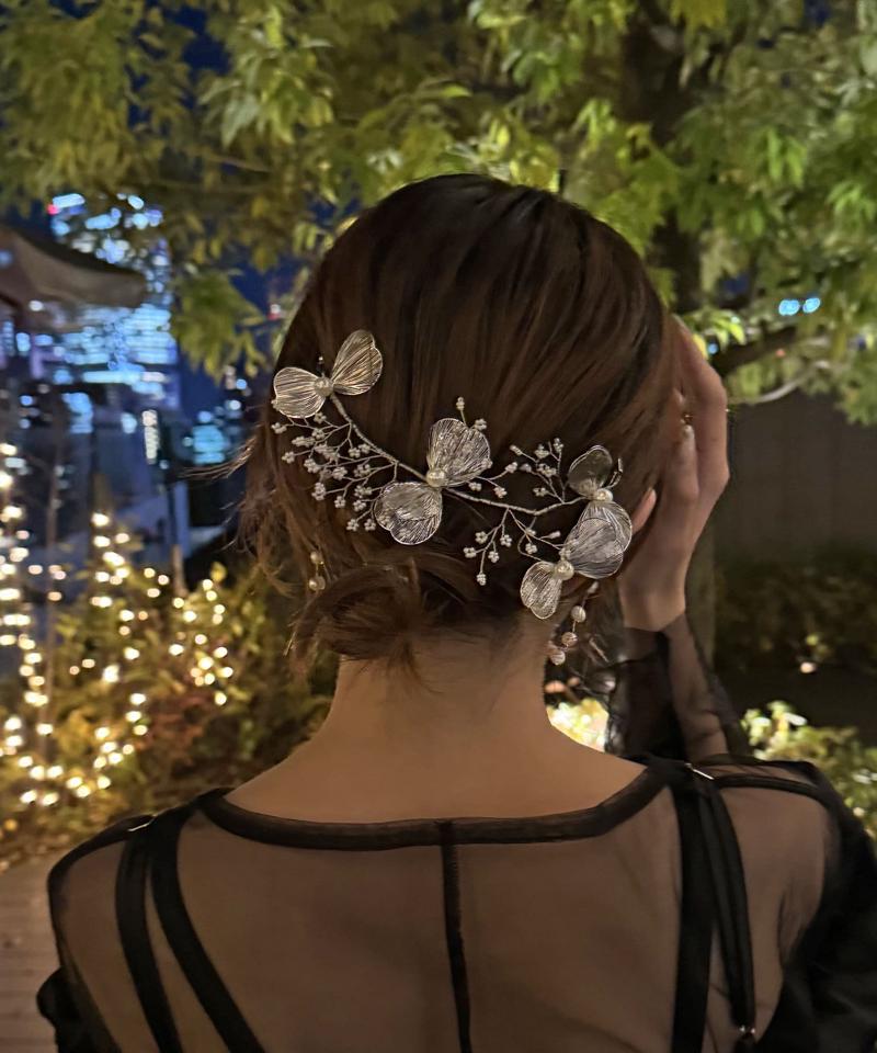 【WEB限定】【人気の為再入荷】【オケージョン】フラワーヘッドアクセ