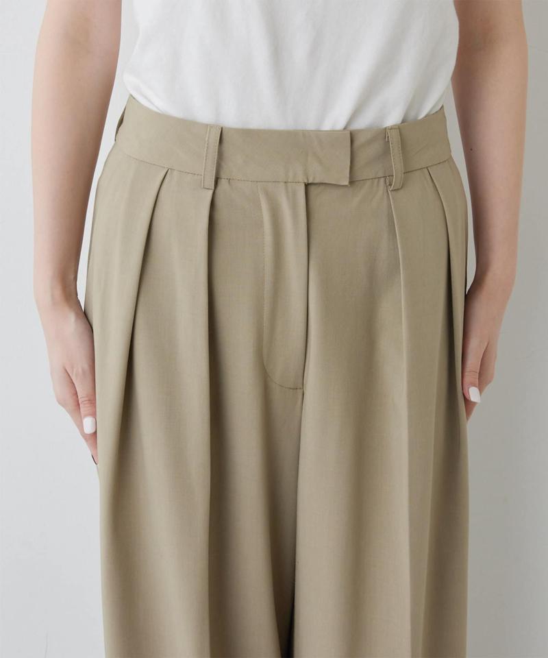 【新色BR登場】ダブルタックパンツ