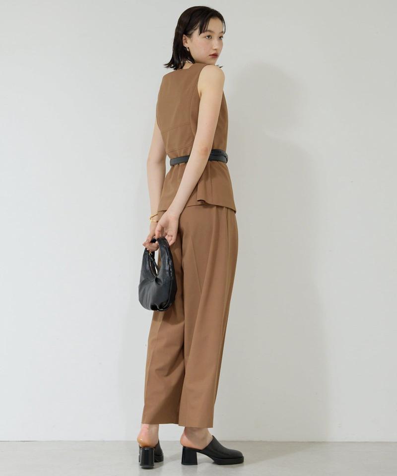 【新色BR登場】ダブルタックパンツ