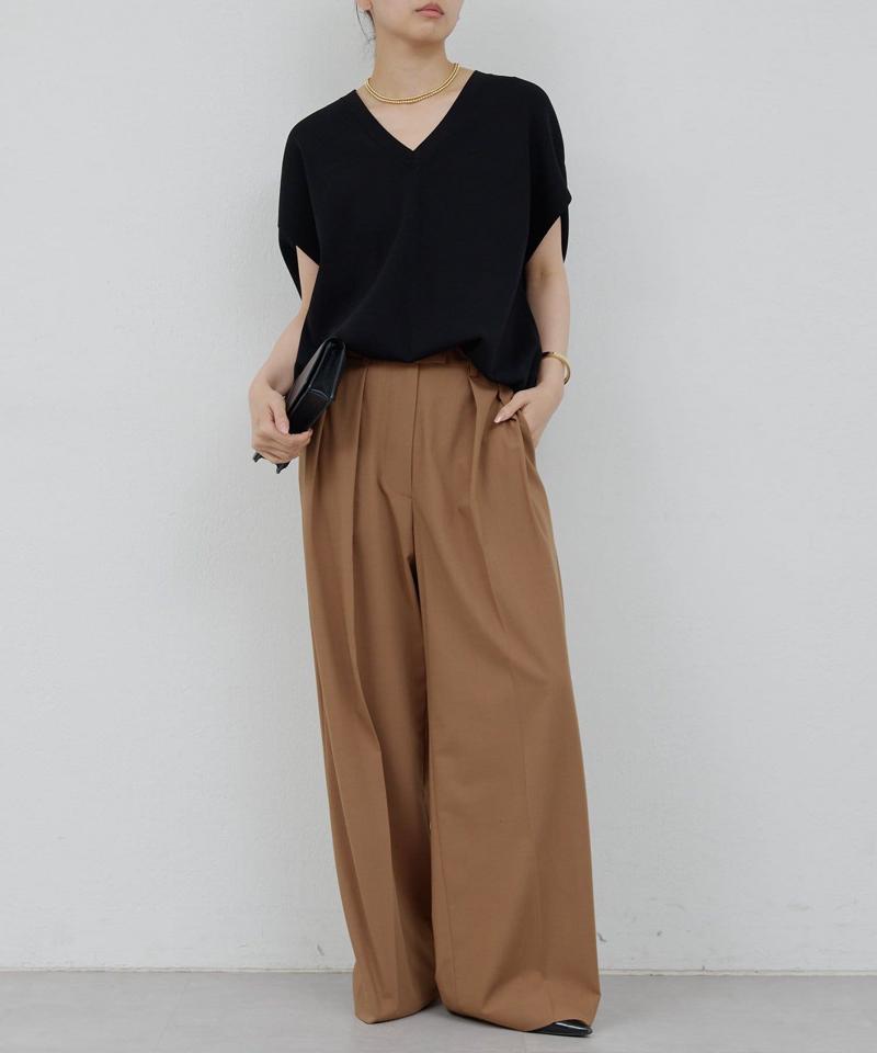 【新色BR登場】ダブルタックパンツ