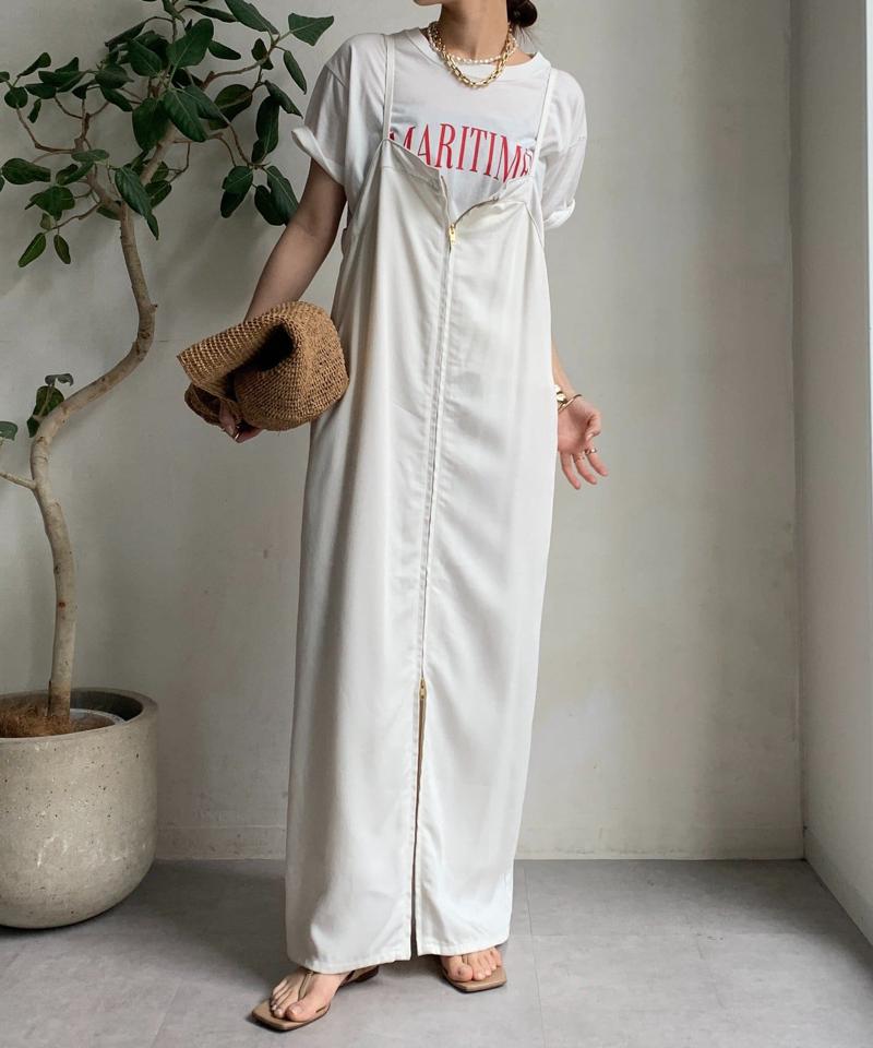 【サイズ展開あり/細見え】リヨセルデニムジャンスカ