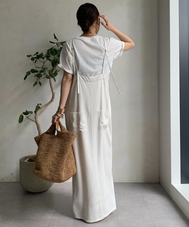 【サイズ展開あり/細見え】リヨセルデニムジャンスカ