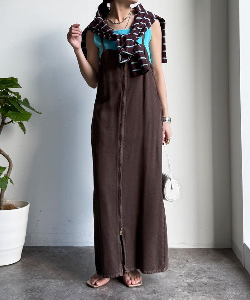 【サイズ展開あり/細見え】リヨセルデニムジャンスカ