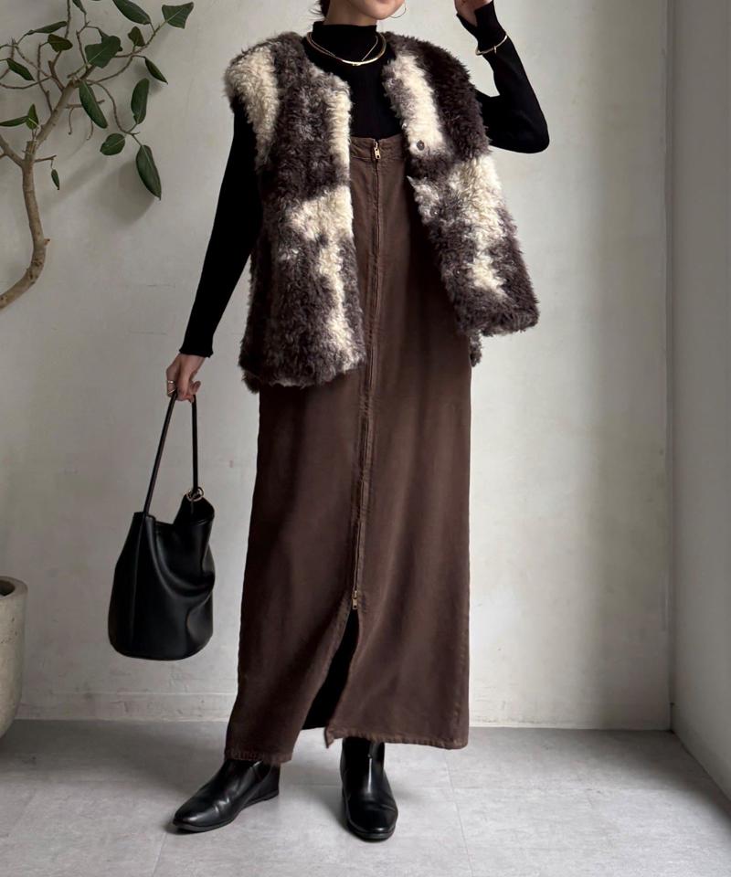 【サイズ展開あり/細見え】リヨセルデニムジャンスカ